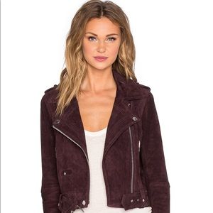 BlankNYC suede moto jacket